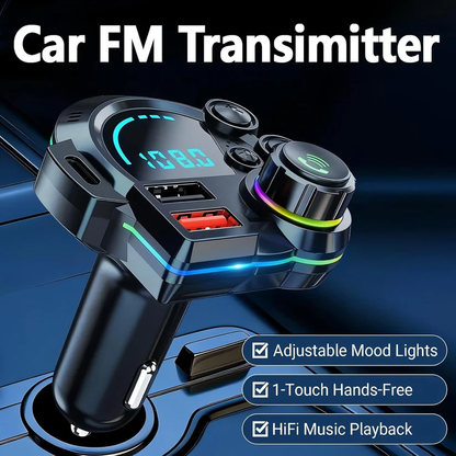 🚗Type-C car charger and Bluetooth 5.3 FM transmitter🚗