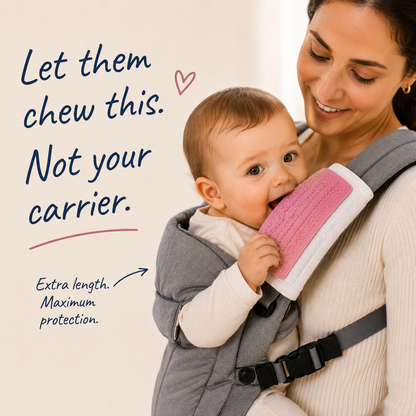 2-in-1 Baby Carrier Teething & Drool Pad