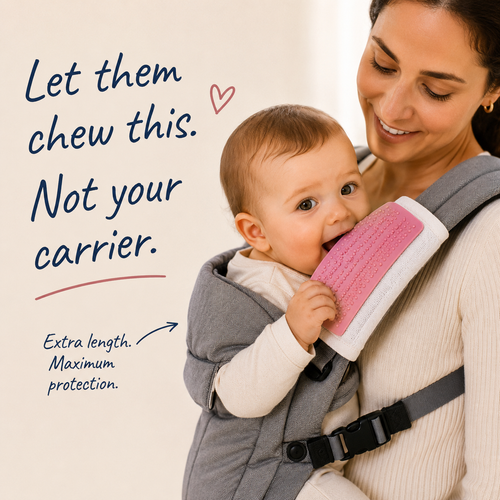 2-in-1 Baby Carrier Teething & Drool Pad