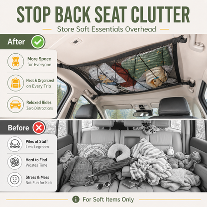 Extra Overhead Car Storage Without Losing Passenger Legroom