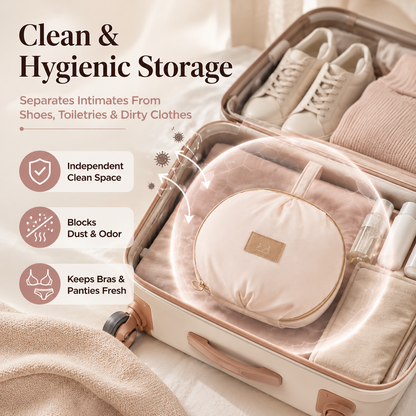 3-in-1 Multi-compartment Underwear Travel Storage Box
