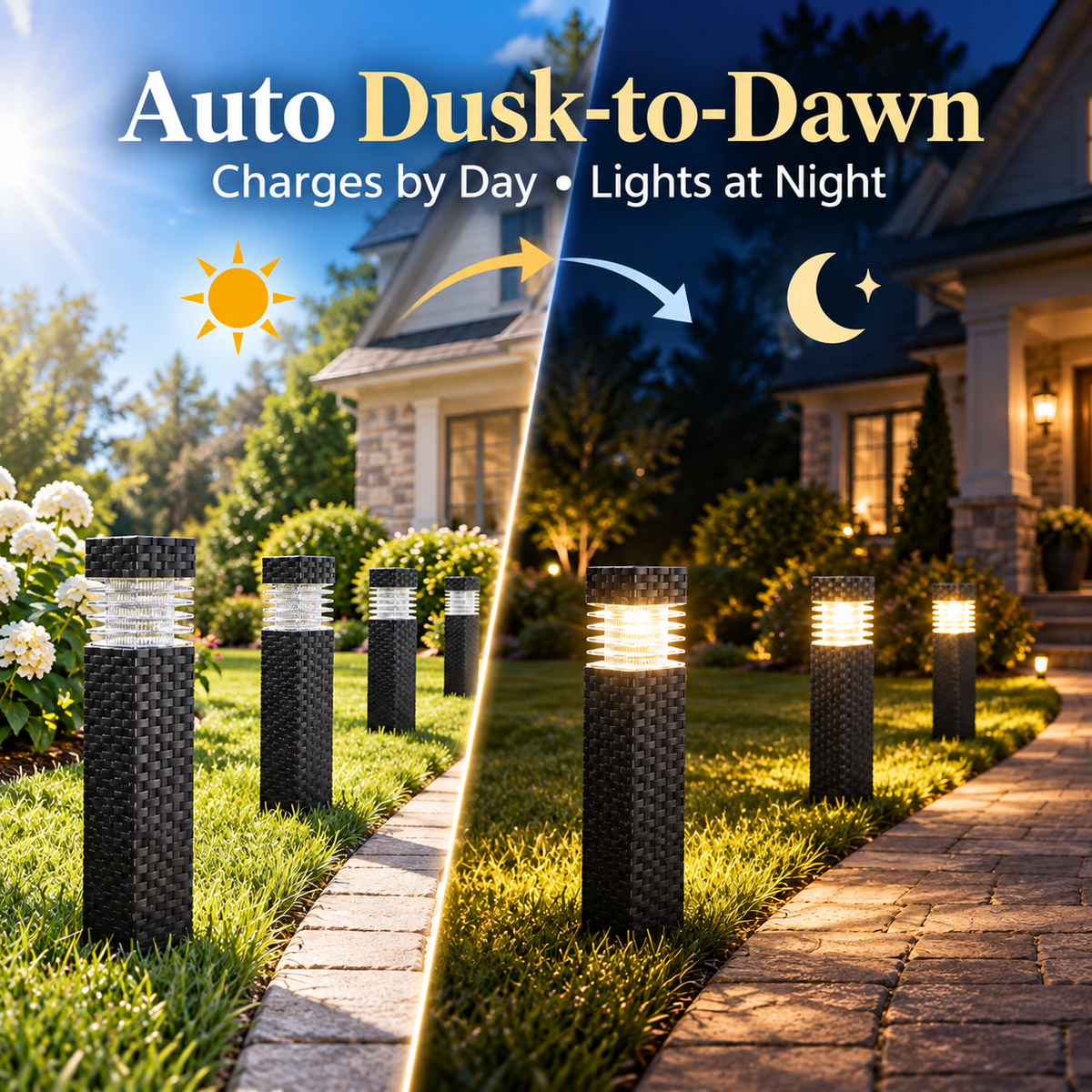 Solar Pathway Lights for Effortless Nighttime Glow