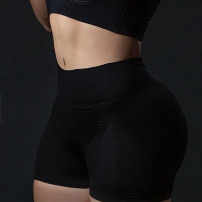 Women’s Seamless High-Waist Shaping Shorts with Butt Lift Support