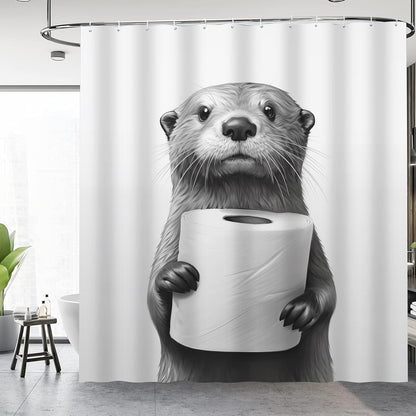 Funny Donkey Shower Curtain