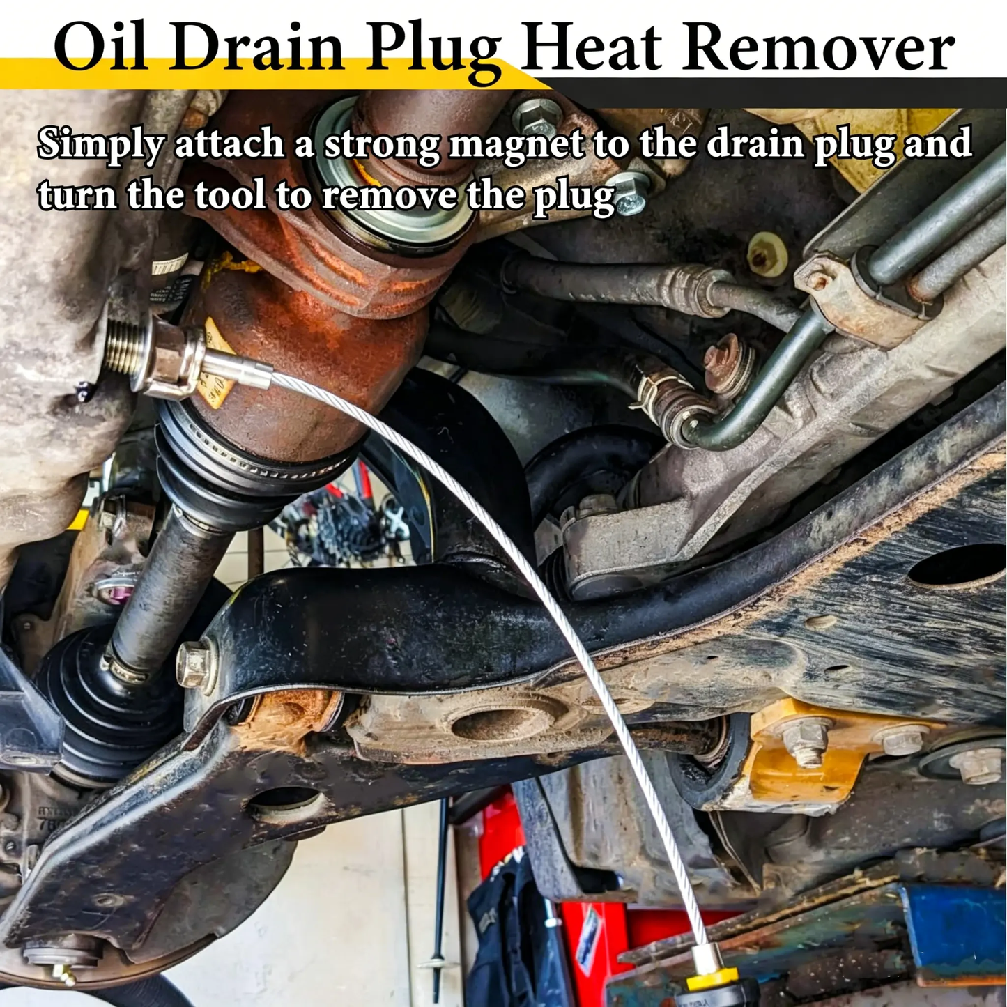 🧲Strong Magnetic Oil Drain Plug Remover Tool🧲