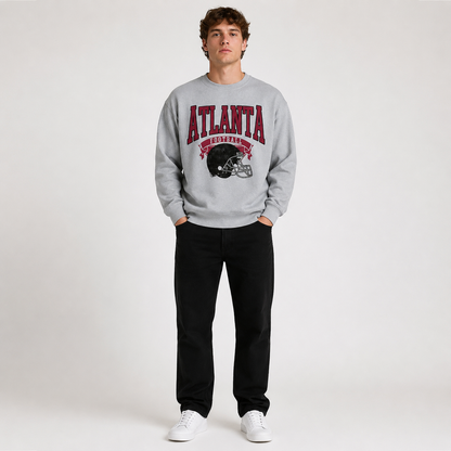 Vintage U.S. City Graphic Oversized Sweatshirt