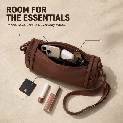 Expandable Mini Crossbody Bag with Adjustable Strap for Daily Essentials