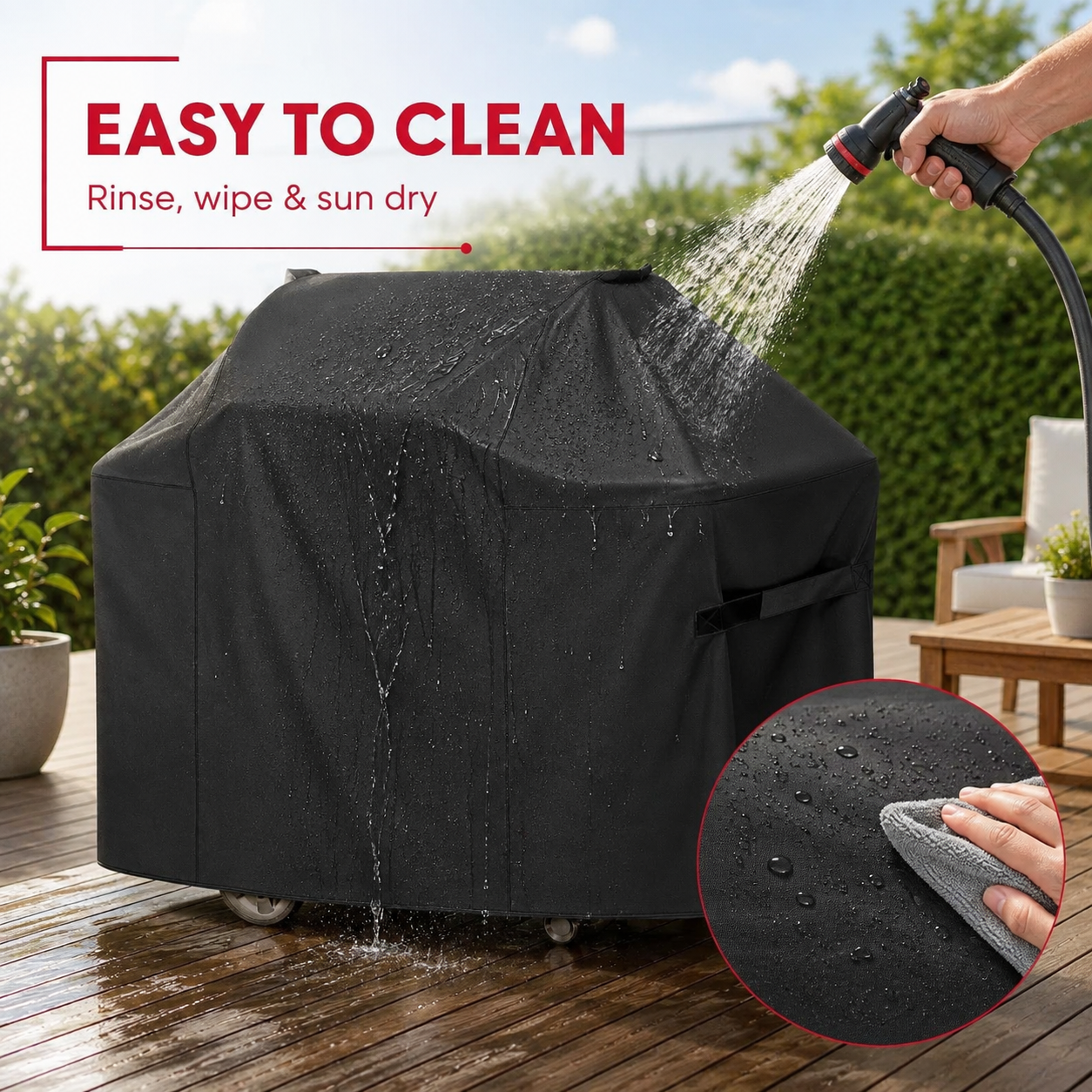 Heavy-Duty Waterproof BBQ Grill Cover