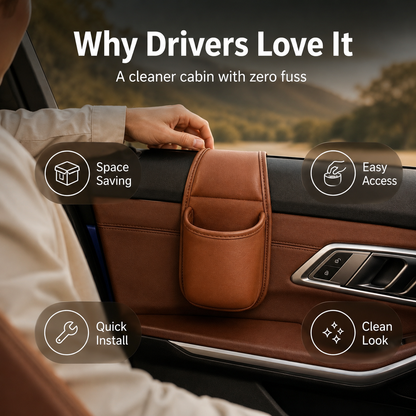 Multifunctional Car Door Storage Pocket