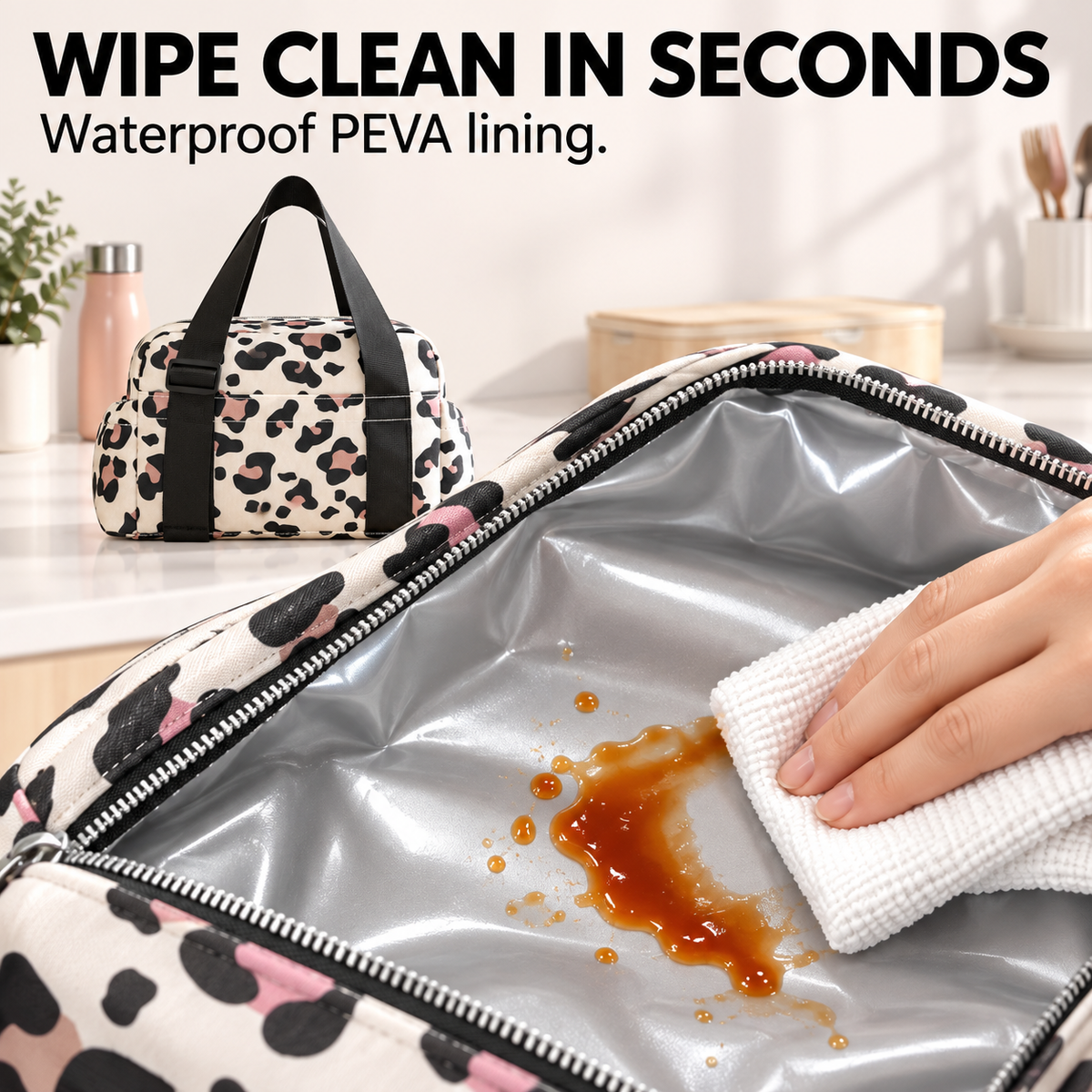 🥪Large capacity waterproof and insulated lunch bag🥪