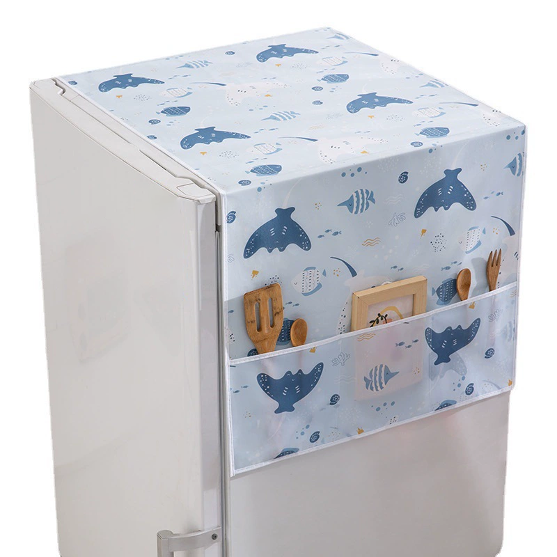 Dust cover for household appliances with storage bag
