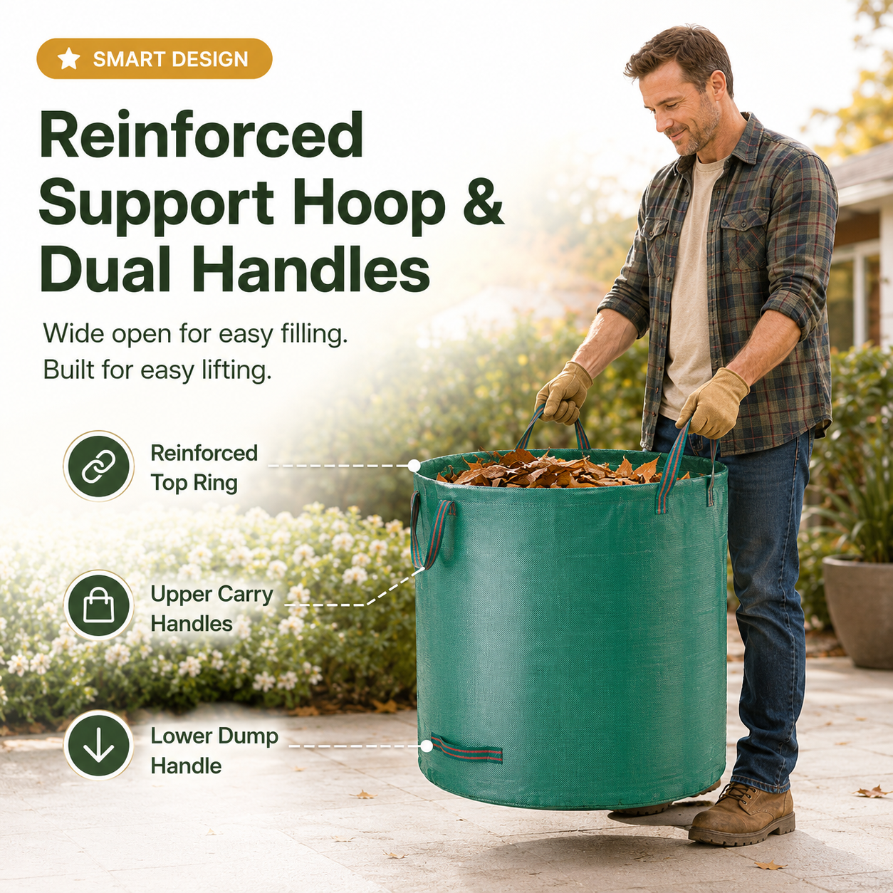 Heavy-Duty Lawn &amp; Garden Leaf Bag
