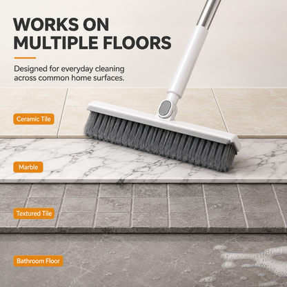 360° Rotating V-Shaped Grout Brush for Effortless Multi-Surface Deep Cleaning