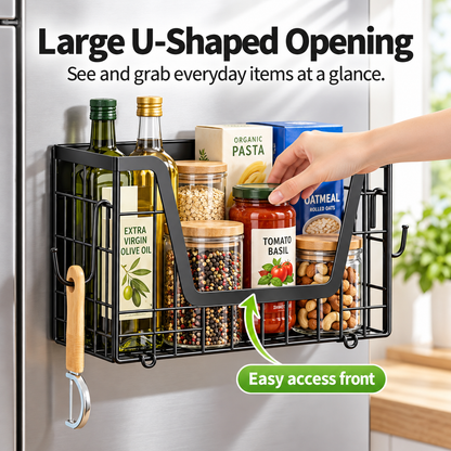 Magnetic Fridge Storage Shelf – More Space, Less Clutter