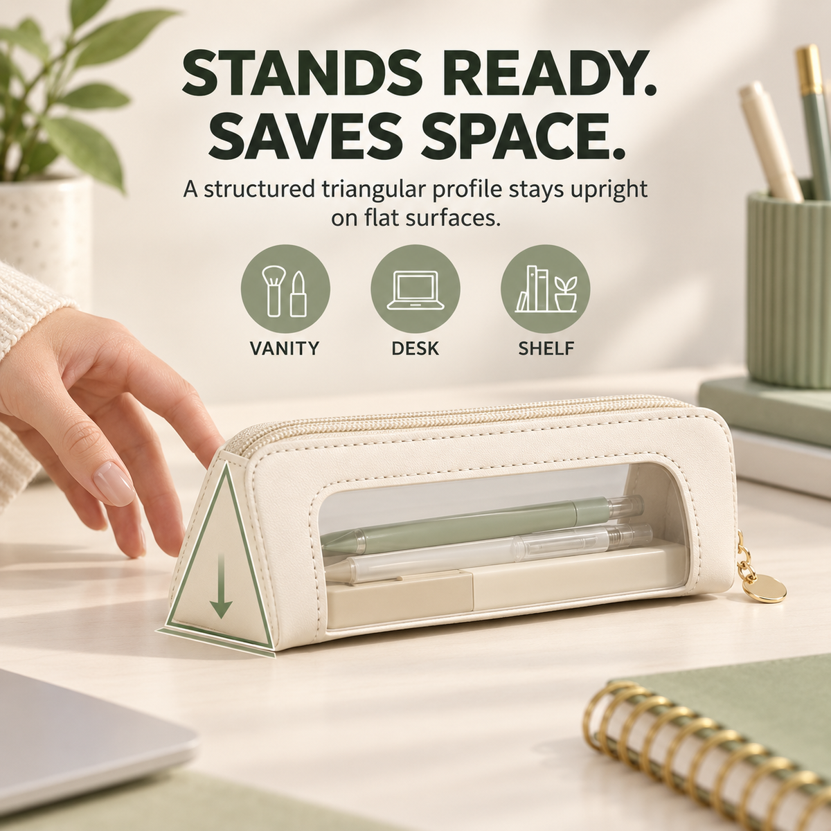 💄Multifunctional Portable Makeup Brush and Cosmetic Zippered Organizer Bag💄