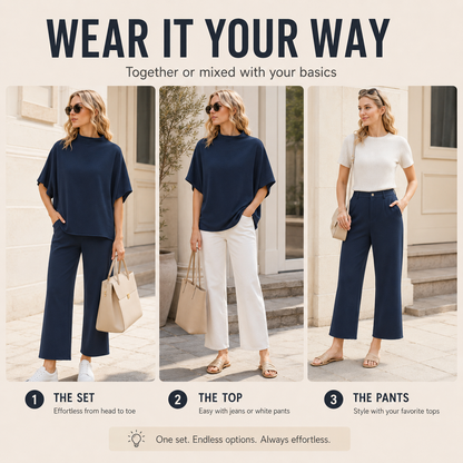 Effortless Relaxed Two-Piece Set for Everyday Style