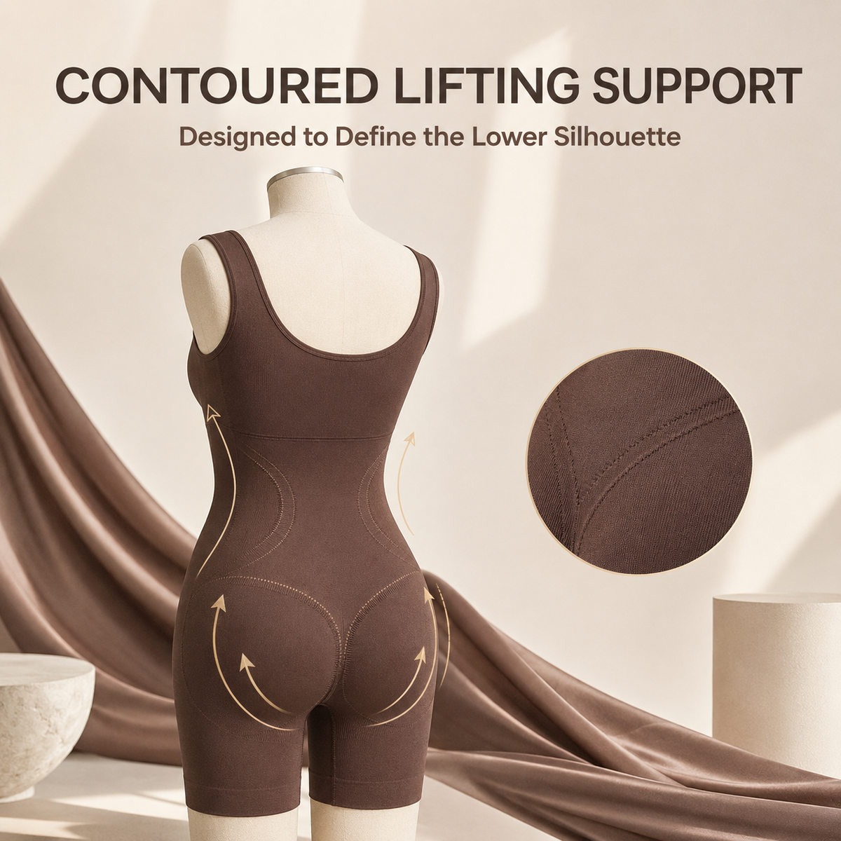 The Ultimate No-Hassle Bodysuit: Open-Back Tummy Control & Butt Lifting Shaper