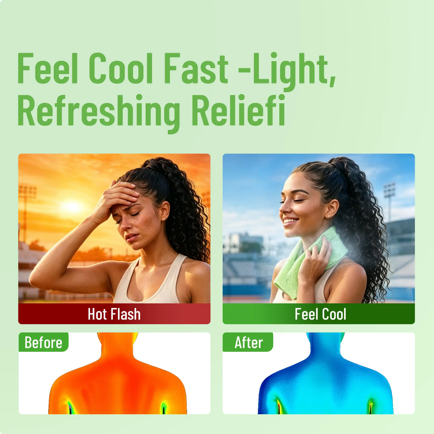 Bamafrontierman™❄️Reusable extra-large mint-infused quick-refreshing towel❄️
