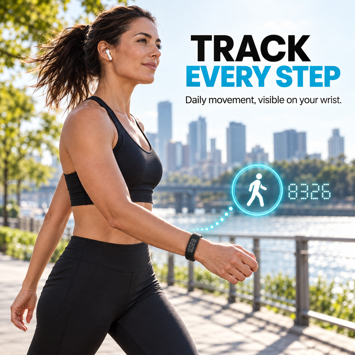 😴Smart Vibration Alarm Wristband for Heavy Sleepers & Activity Tracking😴