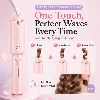 32mm Wireless Automatic Wave Hair Curler
