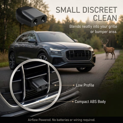 Car Deer Whistles for Low-Profile Wildlife Alerting