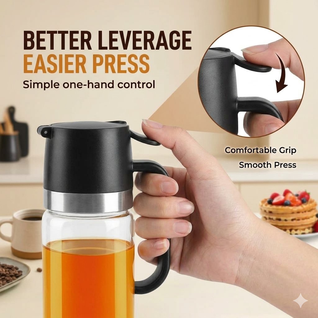 No-Drip Honey Dispenser for Clean, Effortless Everyday Pouring