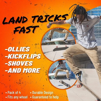 Master Skate Tricks 2x Faster Without Falling – Universal Wheel Safety Stops