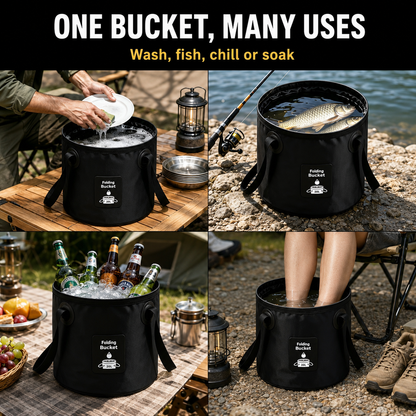Portable Waterproof Collapsible Water Bucket