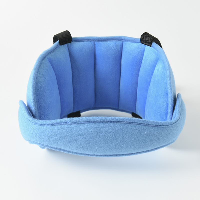 Child car seat headrest sleep support belt