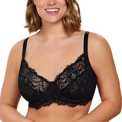 Women's Full Coverage Lace Support Bra