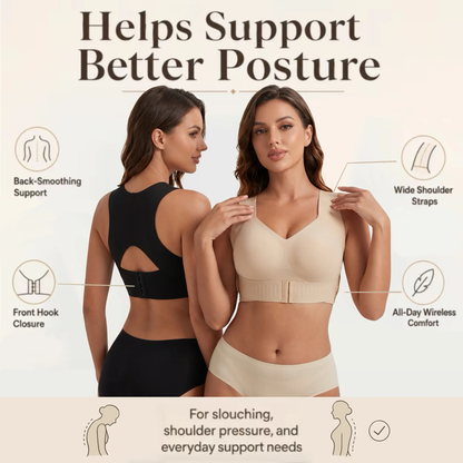 Seamless Wireless Shaping Bra – Smooth Silhouette & All-Day Support