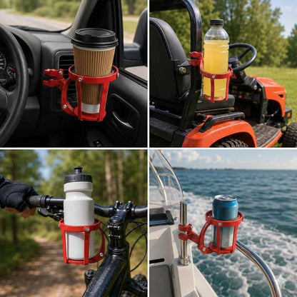 Gyroscopic Self-Leveling Cup Holder – Spill-Resistant Drink Holder for Any Ride