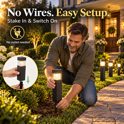 Solar Pathway Lights for Effortless Nighttime Glow