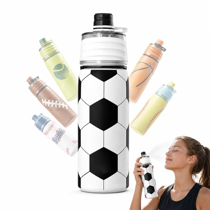 20oz Stainless Steel Water Bottle - with Spray Cooling Function