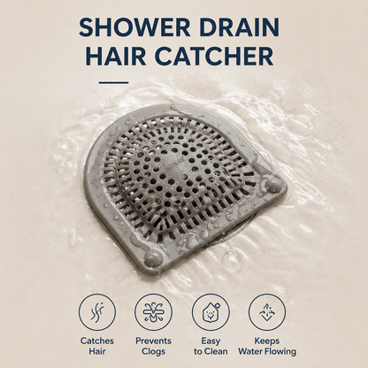 Silicone Drain Hair Catcher – Effectively Prevents Drain Clogs