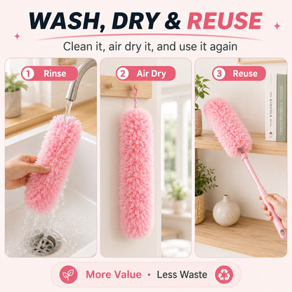 7FT Extendable Duster with 360° Flexible Head