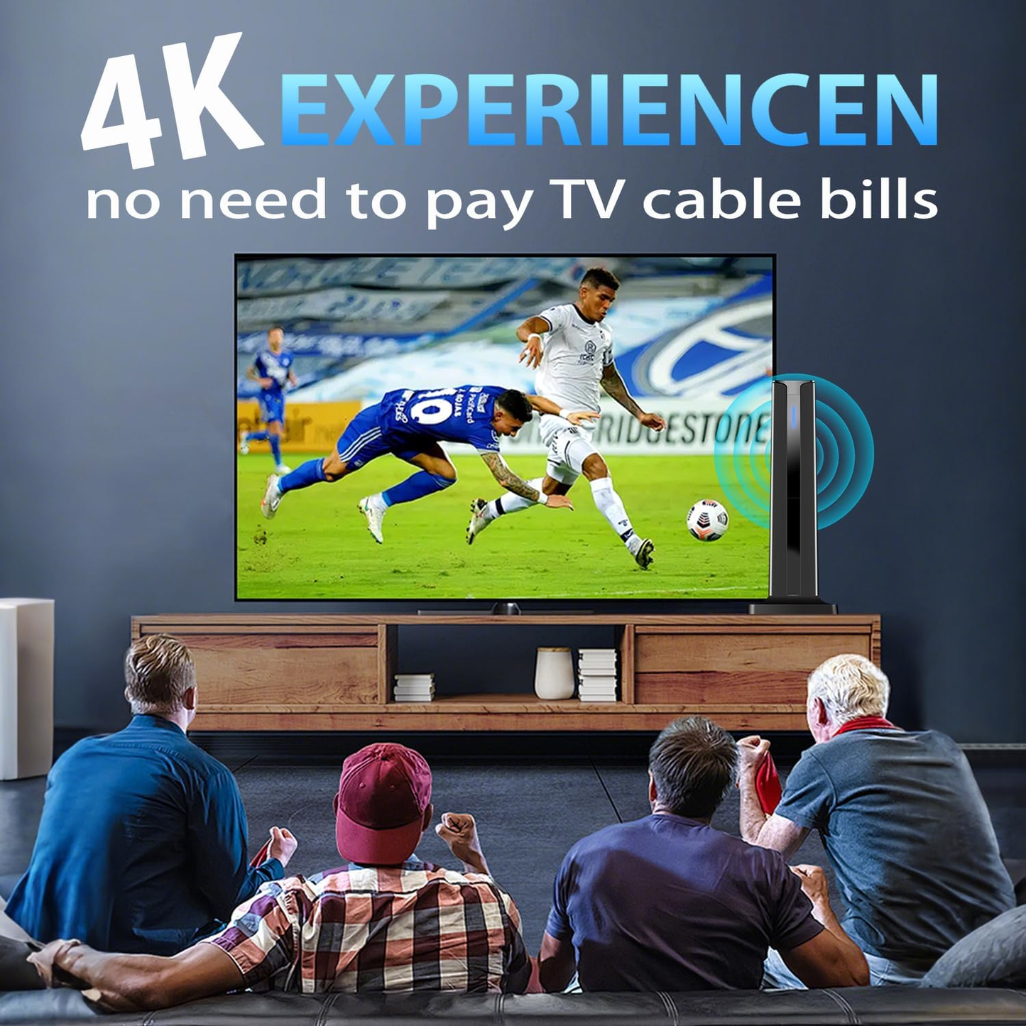 4K Indoor TV Antenna – Free Channel Viewing