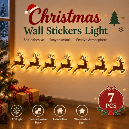 Christmas Reindeer LED Wall Decor