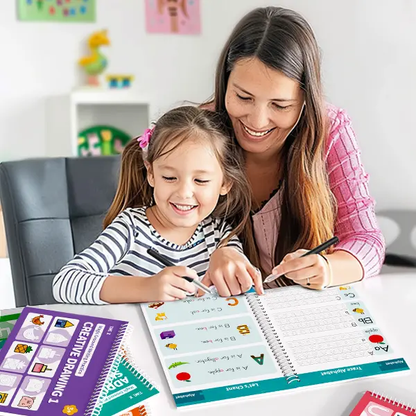 ✍️Reusable Grooved Handwriting Workbook for Kids✍️