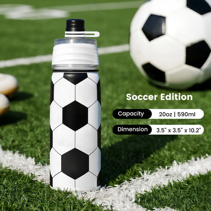 20oz Stainless Steel Water Bottle - with Spray Cooling Function