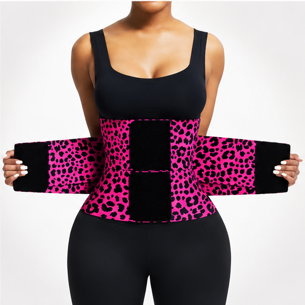 Multicolor Leopard Waist Shaper & Fitness Trimmer Belt