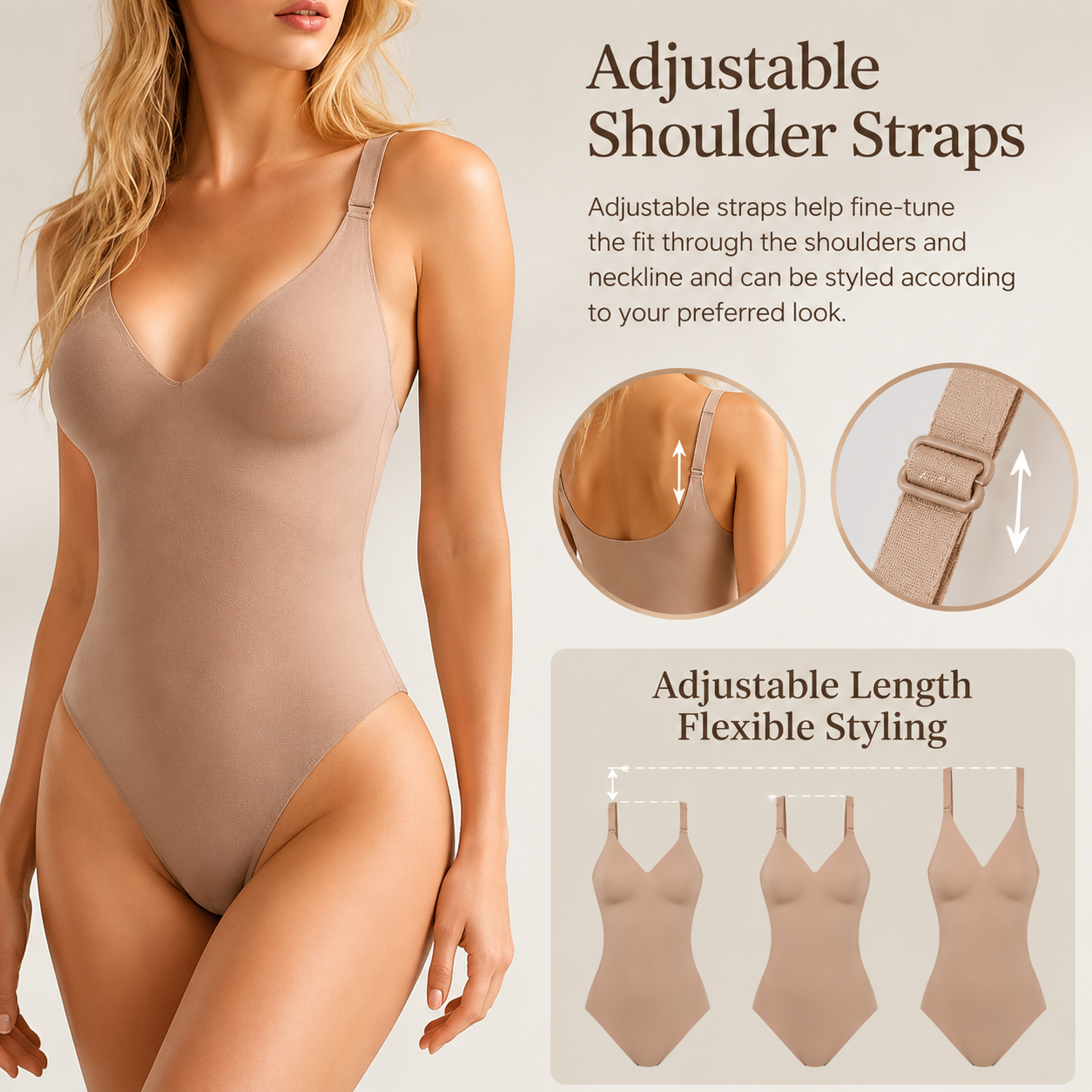 Wireless Plunge Sculpting Bodysuit