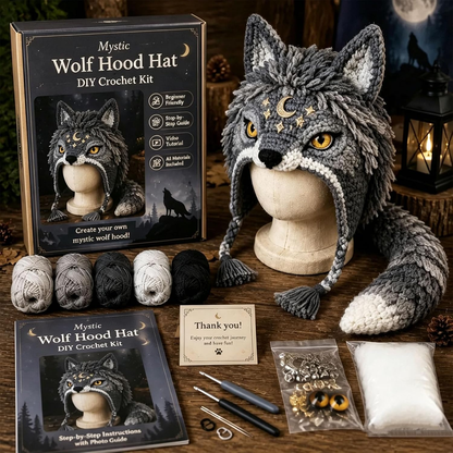 Fantasy Hood Hat DIY Crochet Kit Series