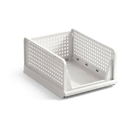Foldable Drawer-Style Wardrobe Storage Box – Stackable Clothing & Closet Organizer