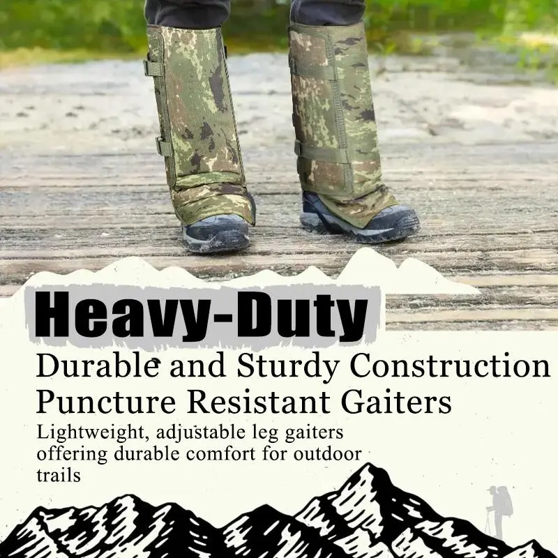 🛡️Unisex Adjustable Outdoor Snake-Resistant Leg Gaiters🛡️