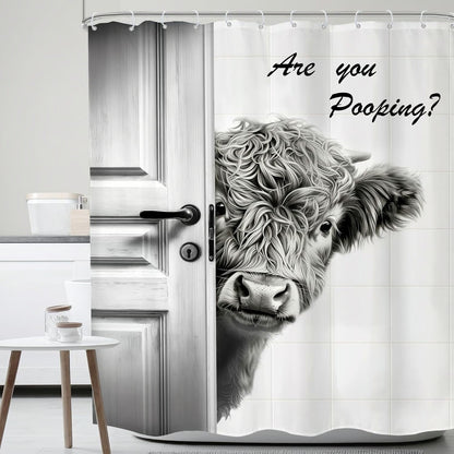 Funny Donkey Shower Curtain