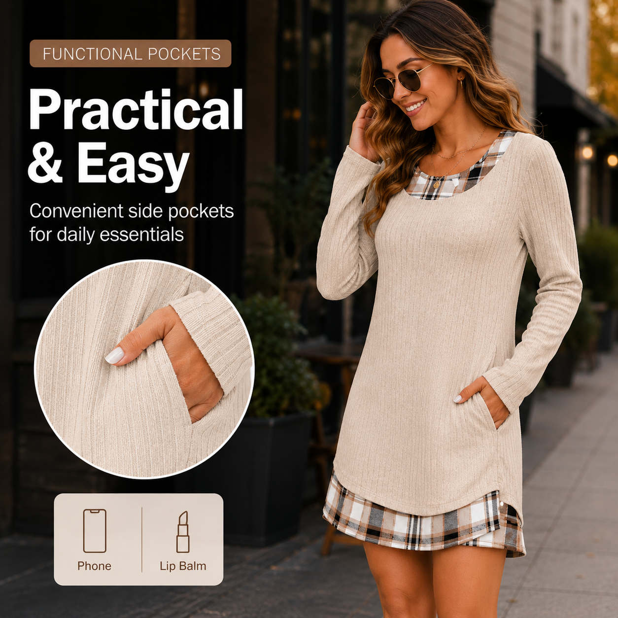 The Cozy Dress That Already Looks Styled