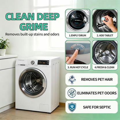 Washing machine deep cleaning tablets – neutralize various odors