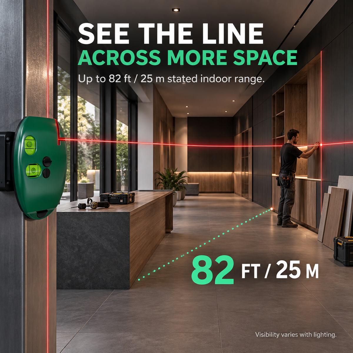 90° Laser Angle Level – Fast, Precise DIY Alignment Tool