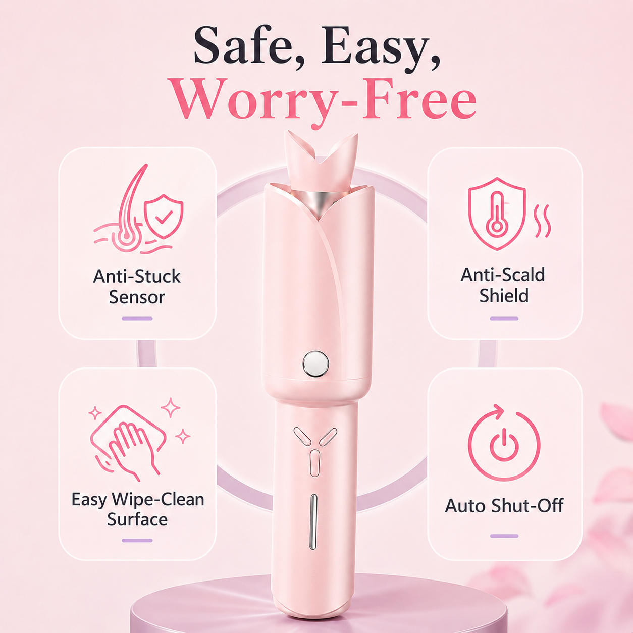 32mm Wireless Automatic Wave Hair Curler